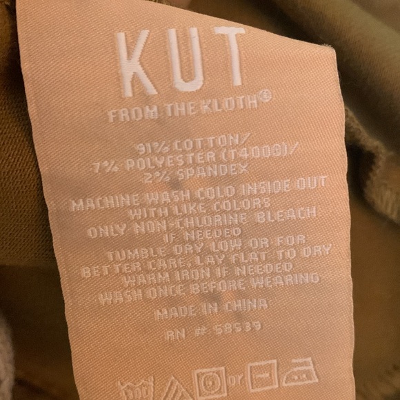 KUT from the kloth Kara jacket color is thyme size XL model size 10 - Picture 7 of 13